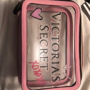 Victoria’s secret clear makeup bag